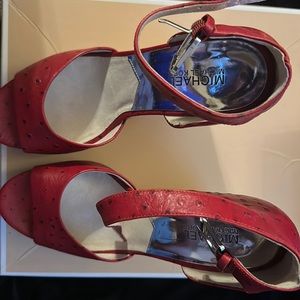 Nice Red Michael kors wedges